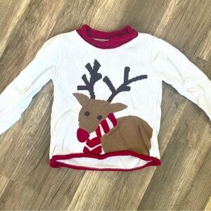 Kids reindeer Christmas sweater